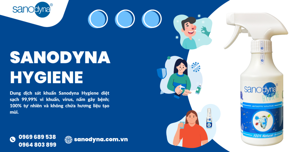 Dung dịch Sanodyna Hygiene phòng cúm A
